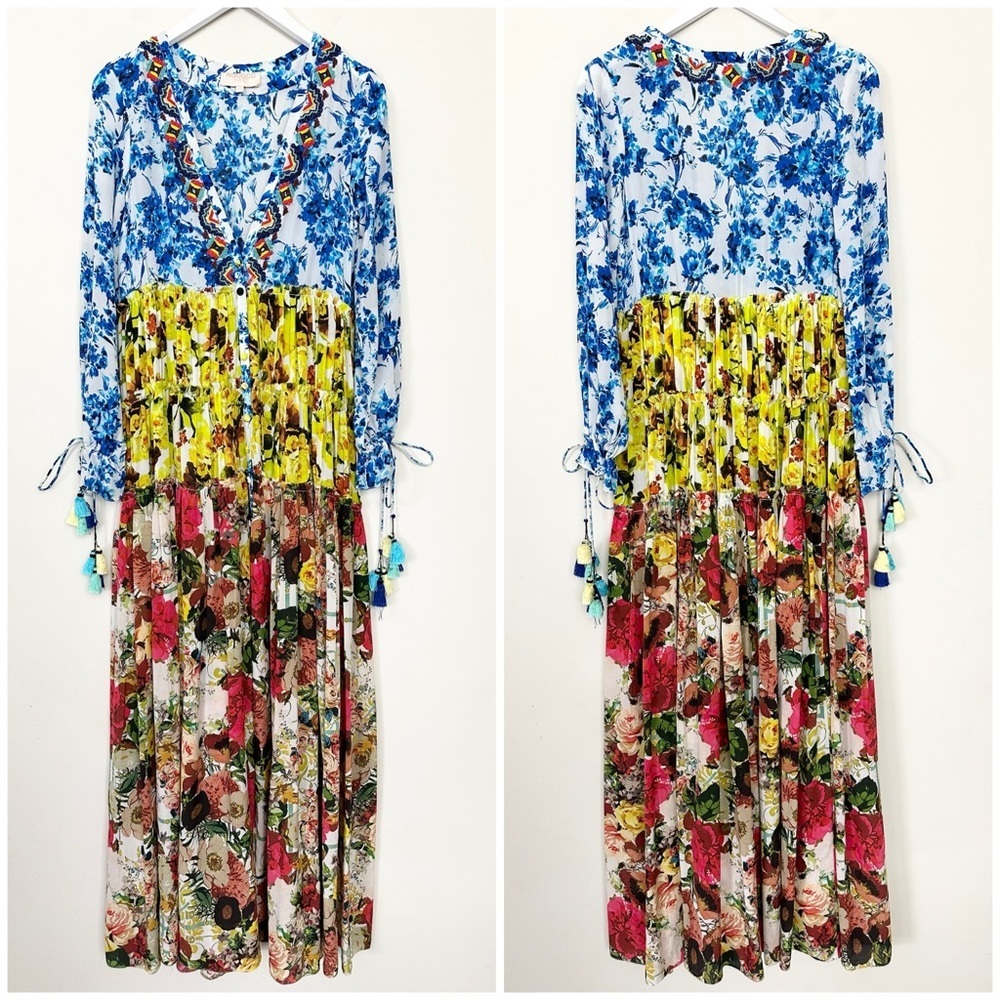 Rococo Sand Maxi Dress in Romantic Floral - Picture 3 of 16
